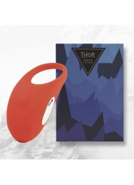 Красное кольцо с вибрацией Thor Cockring - FeelzToys - в Рязани купить с доставкой