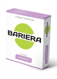 Классические презервативы Bariera Classic - 3 шт. - Bariera - купить с доставкой в Рязани