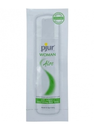 Лубрикант на водной основе pjur WOMAN Aloe - 2 мл. - Pjur - купить с доставкой в Рязани