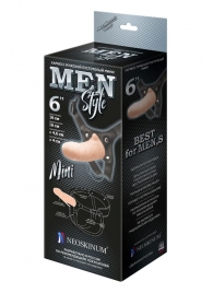 Пустотелый фаллопротез MEN STYLE - 17,5 см. - LOVETOY (А-Полимер) - купить с доставкой в Рязани