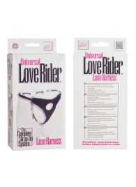 Трусы для страпона с универсальным креплением Universal Love Rider Luxe Harness - California Exotic Novelties - купить с доставкой в Рязани
