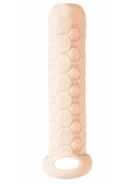 Телесный фаллоудлинитель Homme Long - 13,5 см. - Lola Games - в Рязани купить с доставкой