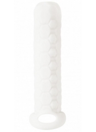 Белый фаллоудлинитель Homme Long - 13,5 см. - Lola Games - в Рязани купить с доставкой