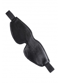 Черная маска Anonymo из искусственной кожи - ToyFa - купить с доставкой в Рязани