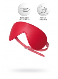 Красная маска Anonymo из искусственной кожи - ToyFa - купить с доставкой в Рязани