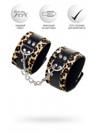 Наручники Anonymo с анималистическим принтом - ToyFa - купить с доставкой в Рязани