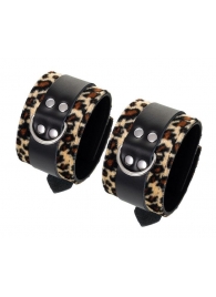 Наручники Anonymo с анималистическим принтом - ToyFa - купить с доставкой в Рязани