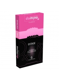 Презервативы с точками и рёбрышками DOMINO Classic Extase - 6 шт. - Domino - купить с доставкой в Рязани