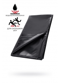 Черная простыня для секса из ПВХ - 220 х 200 см. - ToyFa - купить с доставкой в Рязани