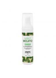 Разогревающее массажное масло с ароматом мохито Gourmet Mint Mojito - 50 мл. - Exsens - купить с доставкой в Рязани