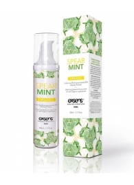 Разогревающее массажное масло Gourmet Spearmint Organic с органическими ингредиентами - 50 мл. - Exsens - купить с доставкой в Рязани