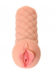 Телесный мастурбатор-вагина Elegance.002 с вибрацией - KOKOS - в Рязани купить с доставкой