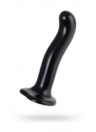Черный стимулятор для пар P G-Spot Dildo Size L - 19 см. - Strap-on-me - в Рязани купить с доставкой
