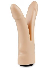 Телесная сплит-насадка харнесс - 16,5 см. - LOVETOY (А-Полимер) - купить с доставкой в Рязани