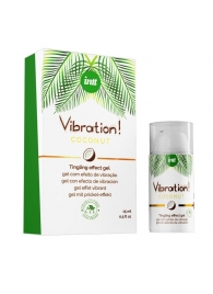 Возбуждающий гель с ароматом кокоса Vibration Coconut - 15 мл. - INTT - купить с доставкой в Рязани