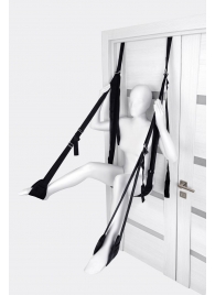 Черные секс-качели на дверь Anonymo №0505 - ToyFa - купить с доставкой в Рязани