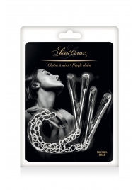 Регулируемые зажимы для сосков Sweet Caress Nipple Chain - Sweet Caress - купить с доставкой в Рязани