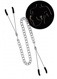 Регулируемые зажимы для сосков Sweet Caress Nipple Chain - Sweet Caress - купить с доставкой в Рязани