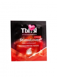 Разогревающий гель-лубрикант Stimulove Strong в одноразовой упаковке - 4 гр. - Биоритм - купить с доставкой в Рязани