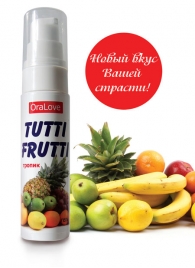 Гель-смазка Tutti-frutti со вкусом тропических фруктов - 30 гр. - Биоритм - купить с доставкой в Рязани