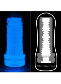 Светящийся в темноте мастурбатор Lumino Play Masturbator Ribbed - Lovetoy - в Рязани купить с доставкой