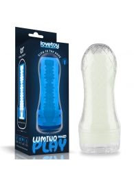 Светящийся в темноте мастурбатор Lumino Play Masturbator Ribbed - Lovetoy - в Рязани купить с доставкой