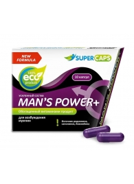 Возбуждающее средство для мужчин Mans Power plus - 10 капсул (0,35 гр.) +1 в подарок - SuperCaps - купить с доставкой в Рязани