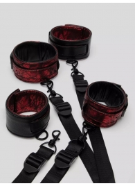 Изысканный набор фиксаций на кровати Reversible Under Mattress Restraint Set - Fifty Shades of Grey - купить с доставкой в Рязани