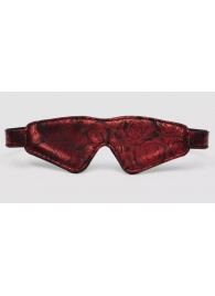 Двусторонняя красно-черная маска на глаза Reversible Faux Leather Blindfold - Fifty Shades of Grey - купить с доставкой в Рязани