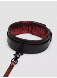 Стильный ошейник с поводком Reversible Faux Leather Collar and Lead - Fifty Shades of Grey - купить с доставкой в Рязани