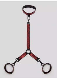 Ошейник с наручниками Reversible Faux Leather Collar and Wrist - Fifty Shades of Grey - купить с доставкой в Рязани