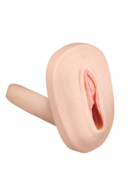 Мастурбатор-вагина с вибрацией и выносным пультом управления REALSTUFF SMOOTH   BALD - Dream Toys - в Рязани купить с доставкой
