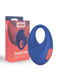 Синее эрекционное кольцо RRRING Casual Date Cock Ring - FeelzToys - в Рязани купить с доставкой