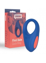 Синее эрекционное кольцо RRRING First Date Cock Ring - FeelzToys - в Рязани купить с доставкой