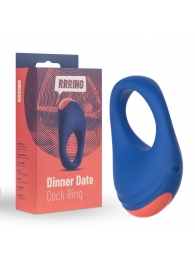 Синее эрекционное кольцо RRRING Dinner Date Cock Ring - FeelzToys - в Рязани купить с доставкой