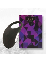 Черное эрекционное виброкольцо Thor Cockring - FeelzToys - в Рязани купить с доставкой