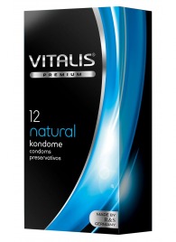 Классические презервативы VITALIS PREMIUM natural - 12 шт. - Vitalis - купить с доставкой в Рязани