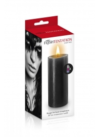 Черная низкотемпературная свеча для ваксплея - Fetish Tentation - купить с доставкой в Рязани