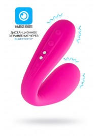 Ярко-розовый многофункциональный стимулятор для пар Dolce - Lovense