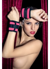 Наручники из неопрена розового цвета - ToyFa - купить с доставкой в Рязани