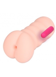 Телесный вибромастурбатор-анус Tong-ggo Auto - KOKOS - в Рязани купить с доставкой