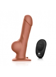 Реалистичный страпон с радиоуправлением Remote Control Realistic - 21 см. - Pegasus - купить с доставкой в Рязани
