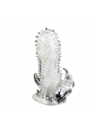 Насадка-удлинитель с пупырышками, усиками и вибрацией - Baile - в Рязани купить с доставкой