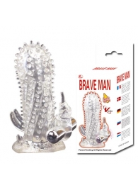 Насадка-удлинитель с пупырышками, усиками и вибрацией - Baile - в Рязани купить с доставкой