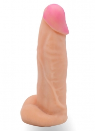 Телесная насадка на Harness с коннектором в ламинате - 20 см. - LOVETOY (А-Полимер) - купить с доставкой в Рязани