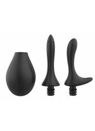 Черный анальный душ Nexus Anal Douche Set с 2 сменными насадками - Nexus Range - купить с доставкой в Рязани