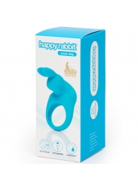 Голубое эрекционное виброкольцо Happy Rabbit Rechargeable Rabbit Cock Ring - Happy Rabbit - в Рязани купить с доставкой