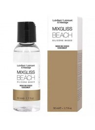 Смазка на силиконовой основе Mixgliss Beach - 50 мл. - Mixgliss - купить с доставкой в Рязани