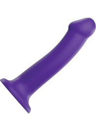 Фиолетовый фаллоимитатор-насадка Strap-On-Me Dildo Dual Density size L - 19 см. - Strap-on-me - купить с доставкой в Рязани