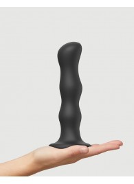 Черная насадка Strap-On-Me Dildo Geisha Balls size XL - Strap-on-me - купить с доставкой в Рязани